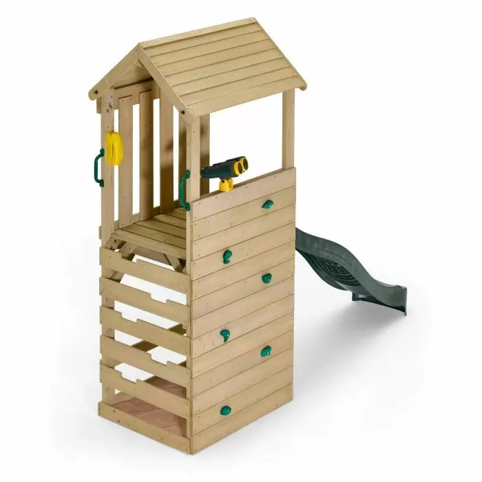 Plum Lookout Tower Playcentre | Wooden Climbing Frame for Kids Outdoor Play (Incl. Free Perth Delivery)