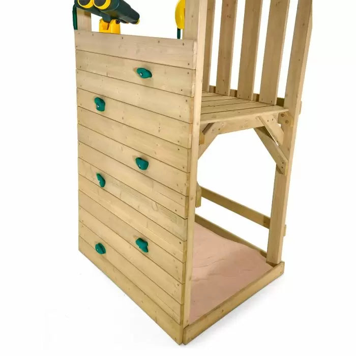 Plum Lookout Tower Playcentre | Wooden Climbing Frame for Kids Outdoor Play (Incl. Free Perth Delivery)