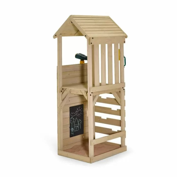 Plum Lookout Tower Playcentre | Wooden Climbing Frame for Kids Outdoor Play (Incl. Free Perth Delivery)