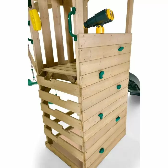 Plum Lookout Tower Playcentre with Swings | Wooden Adventure Climbing Frame for Kids (Incl. Free Perth Delivery)