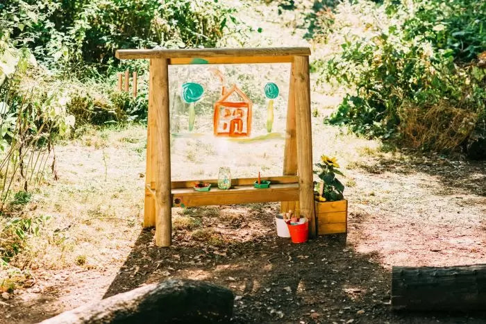 Plum Discovery Create & Paint Easel | Outdoor Art Easel for Kids (Incl. Free Perth Delivery)