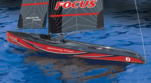 Focus V3 Red Color One Meter Sailboat
