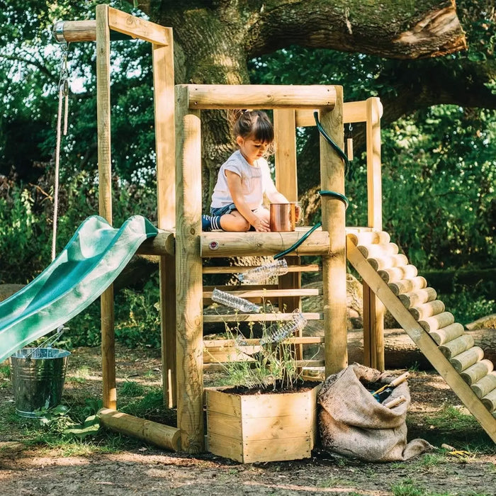 Plum Woodland Treehouse | Wooden Jungle Gym for Kids with Accessories (Incl. Free Perth Delivery)